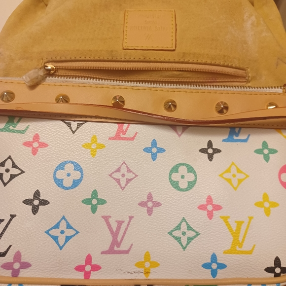 LV Multi color leather Pochette - Picture 5 of 6